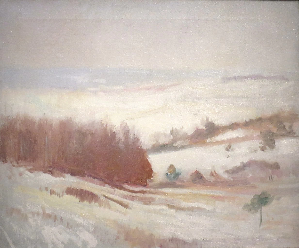 Edmund Tarbell - 101, Scena di neve, Plymouth, Massachusetts